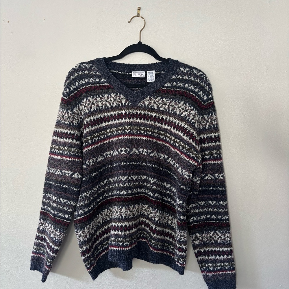 Arizona Jean Company Multicolor V-Neck Sweater